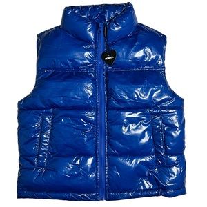 NOVAkids - NWT Blue Zip Up Vest Puffer Coat Size: XL